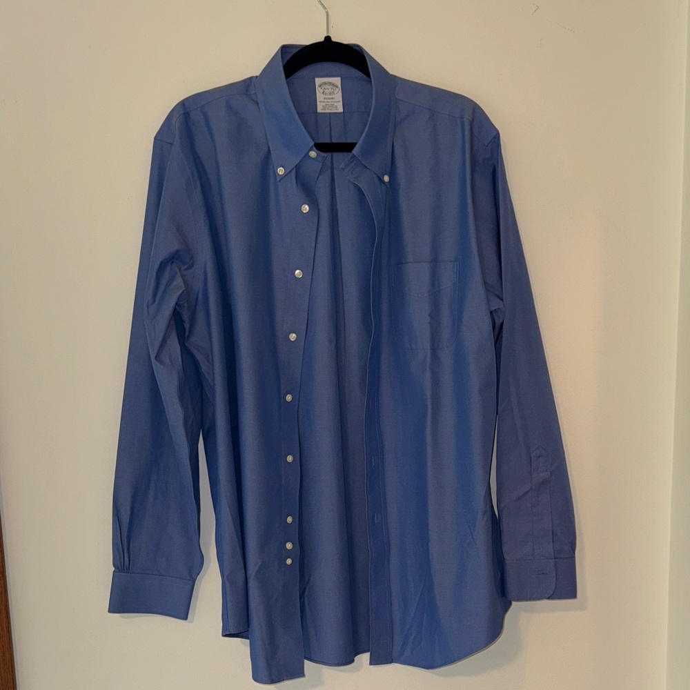 Brooks Brothers Classic Blue Dress Shirt